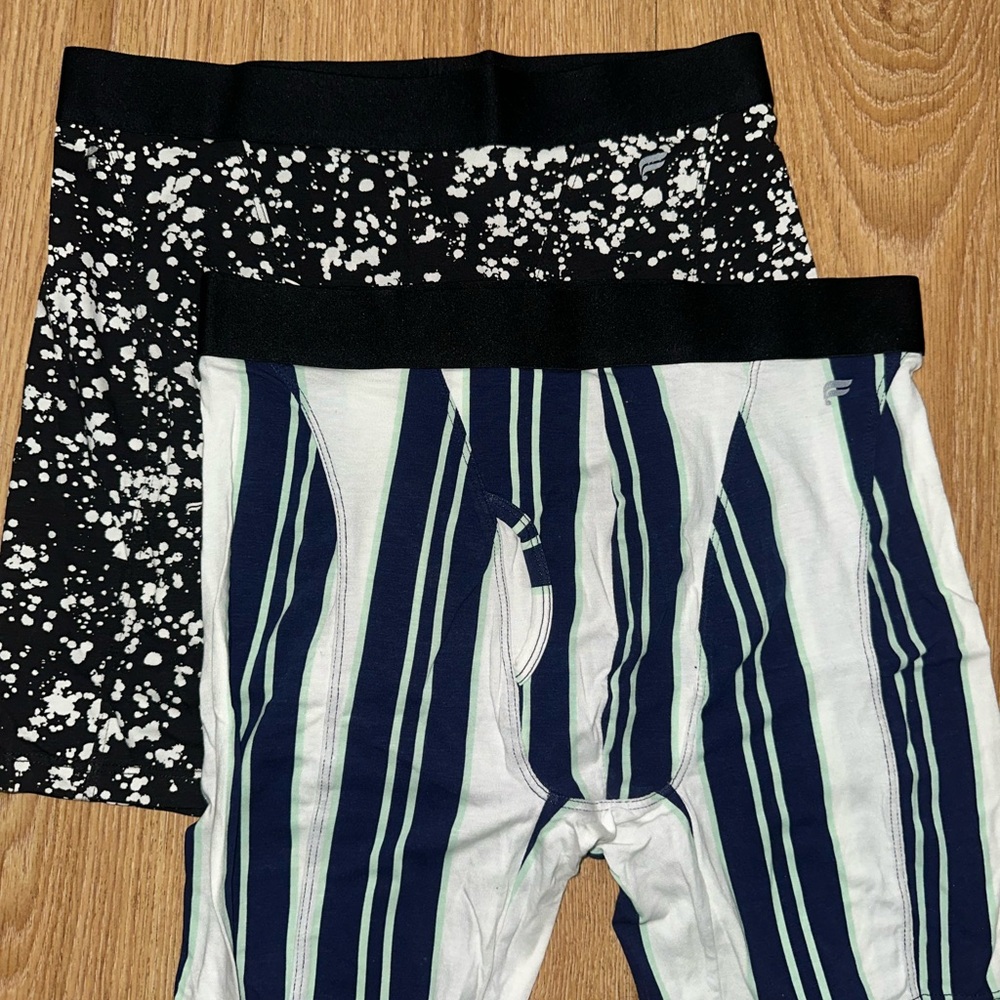 Striped and Speckled Boxer Briefs